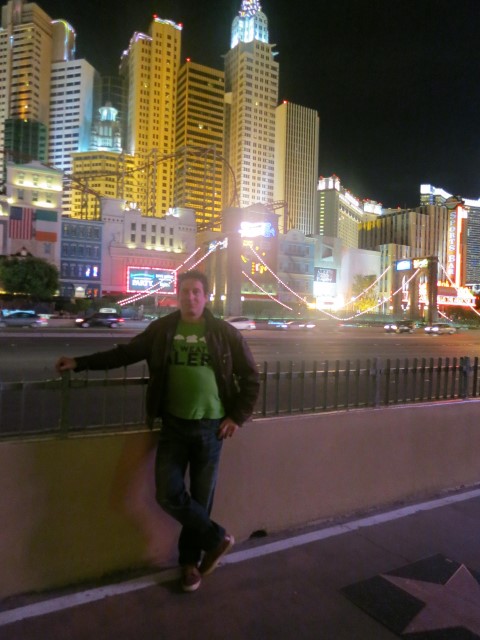 Me and Las Vegas by night 